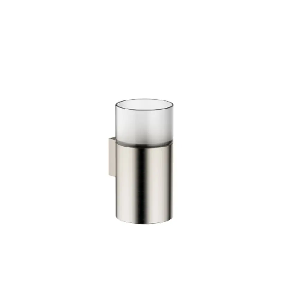 DORNBRACHT Glashalter , Wandmodell SERIENNEUTRAL 83401979 Platin gebürstet, 83401979-06 Galeriebild 1